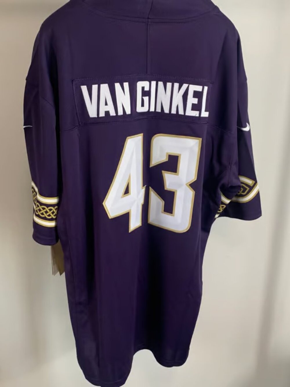 Andrew Van Ginkel Purple Stitched Jersey Vapor
